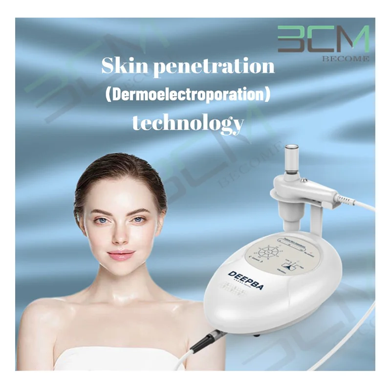 Non-Invasive Introduce Skincare Products Into the Skin DEEPBA Dermo Electro Poration Spa Machine