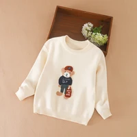 Girls Sweater Autumn Winter Knit Clothing Baby Pullover Kids Cartoon Cute Warm Sweater Clothing 1