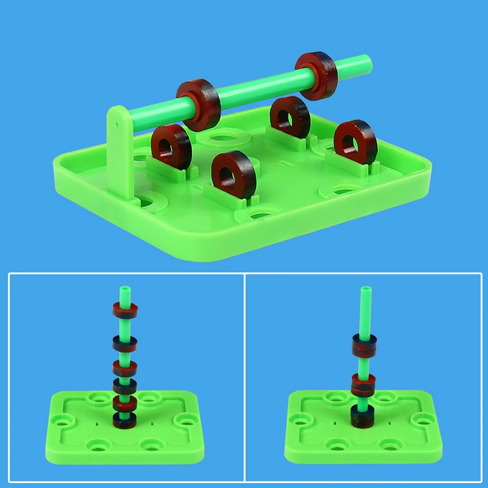 Kit Magneti Per Esperimenti Scientifici - Con Barra, Anello, Ferro Di Cavallo E Bussola, Educazione STEM - Foto 7