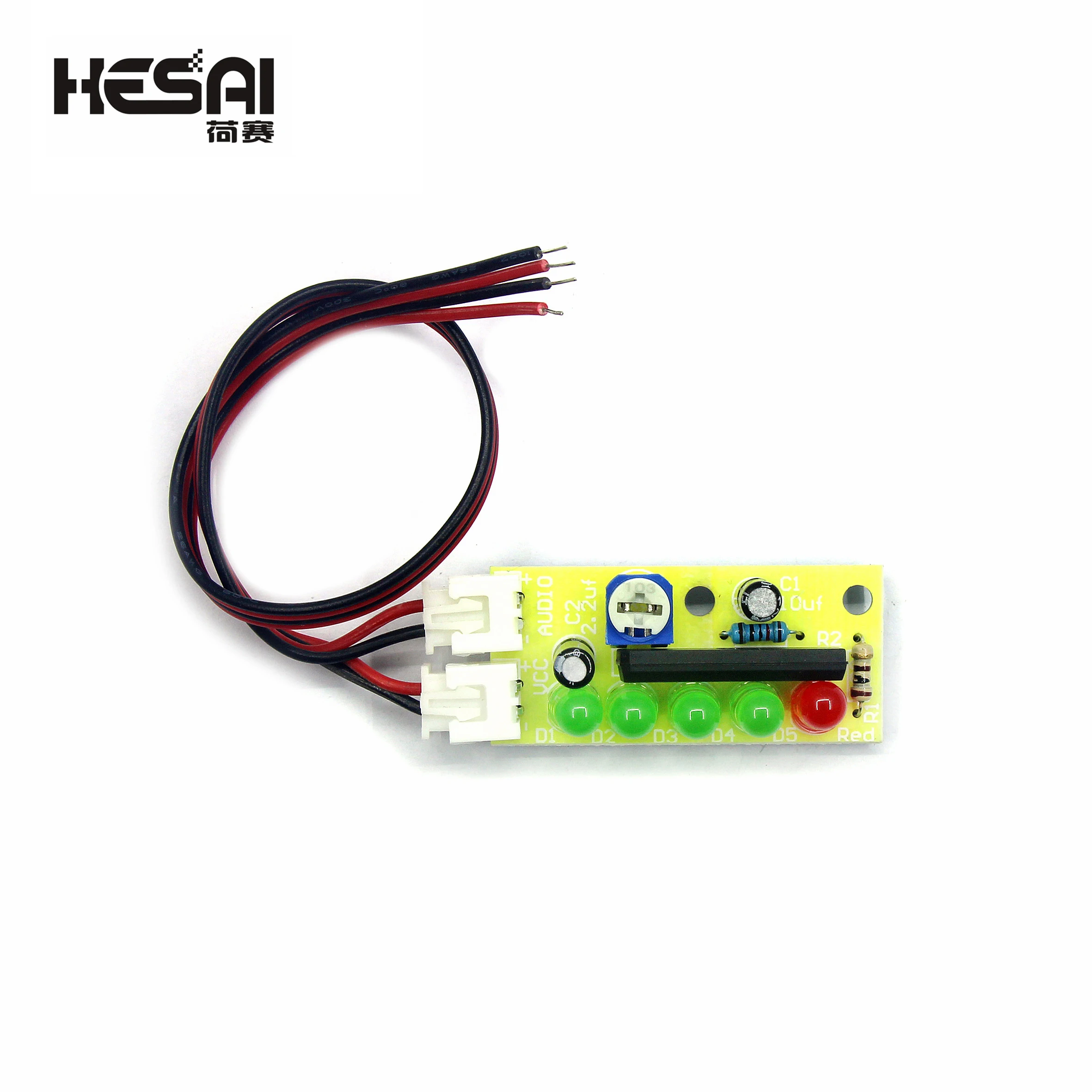 Electronic DIY Kit KA2284 Audio Level Indicator Suite 5mm RED Green LED Level Indicating 3.5-12V
