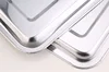 Stainless steel Storage Trays square plate thickening pans Rectangular tray Barbecue Deep rice dishes bbq kitchen accessories 5