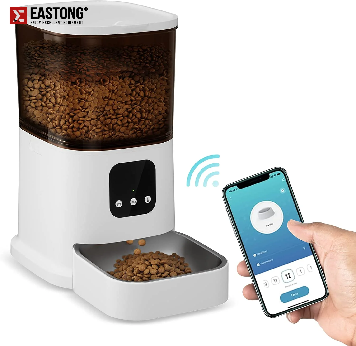 Ultimate 6L Automatic Smart WIFI Camera Pet Feeder For Cat and Dog