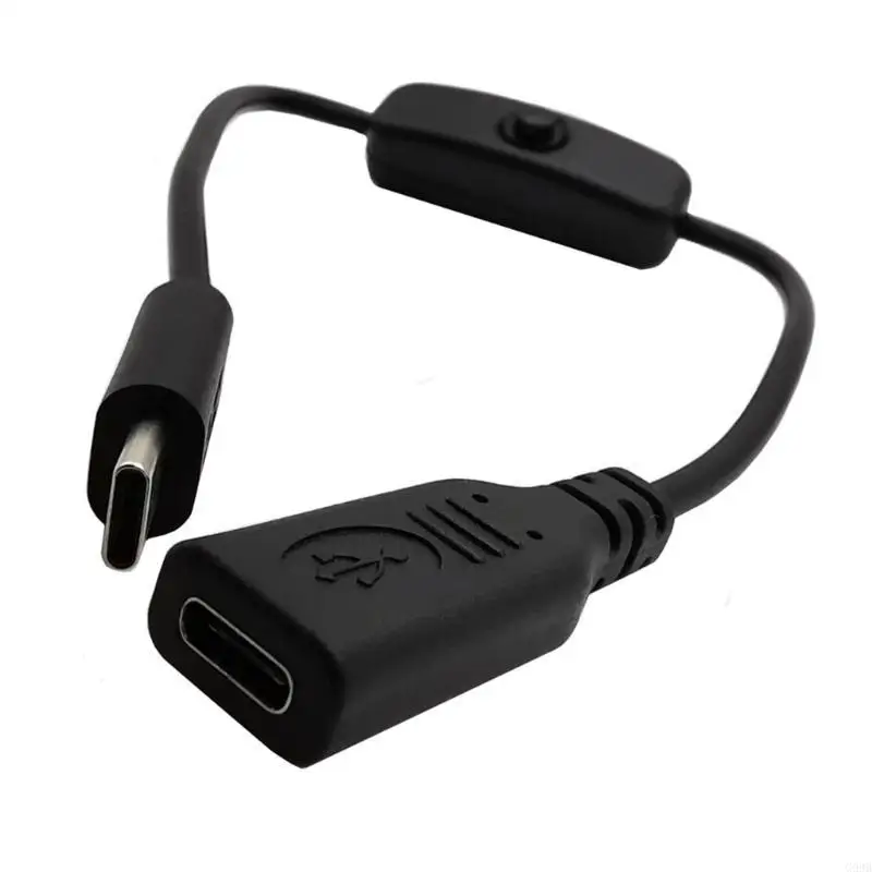 G99B USB C 전원 연장 케이블 30cm 유형 C 충전용 충전 연장 코드