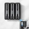 Wall-Mounted Hotel Soap Dispenser .Single and Double Headed 350ml Hand Soap Shampoo Dispenser Wall Mount Shower Liquid Dispensers Containers for Bathroom Washroom