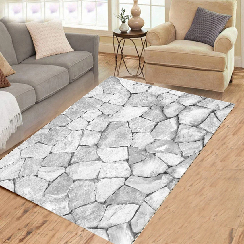 popular Flannel carpet for livingroom door mat Anti-slip Washable Carpet Living Room Bedroom Rug new year | Дом и сад