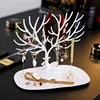 Jewelry Display Stand Tray Tree Storage Racks Earrings Necklaces Rings Jewelry Boxes Case Desktop Organizer Holder Make Up Decor 5