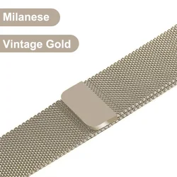 Premium Metal Milanese Magnetic Loop Watch Band - Universal Fit, Stainless Steel Replacement Bracelet for Watch 4 Classic 42mm (Vintage Metal)