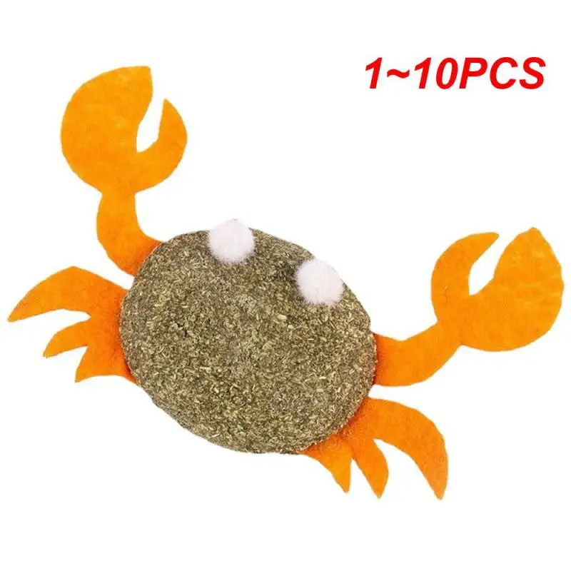 1 ~ 10Pcs Pet Catnip Toys Commestibile Catnip Ball Sicurezza Sano Gatto Menta Gatti Casa Chasing Gioco Prodotti Giocattolo Denti Puliti Lo Stomaco