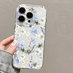 Charming Daisy Heart Pattern Soft Clear Phone Case for Samsung A53 5G (S12047)