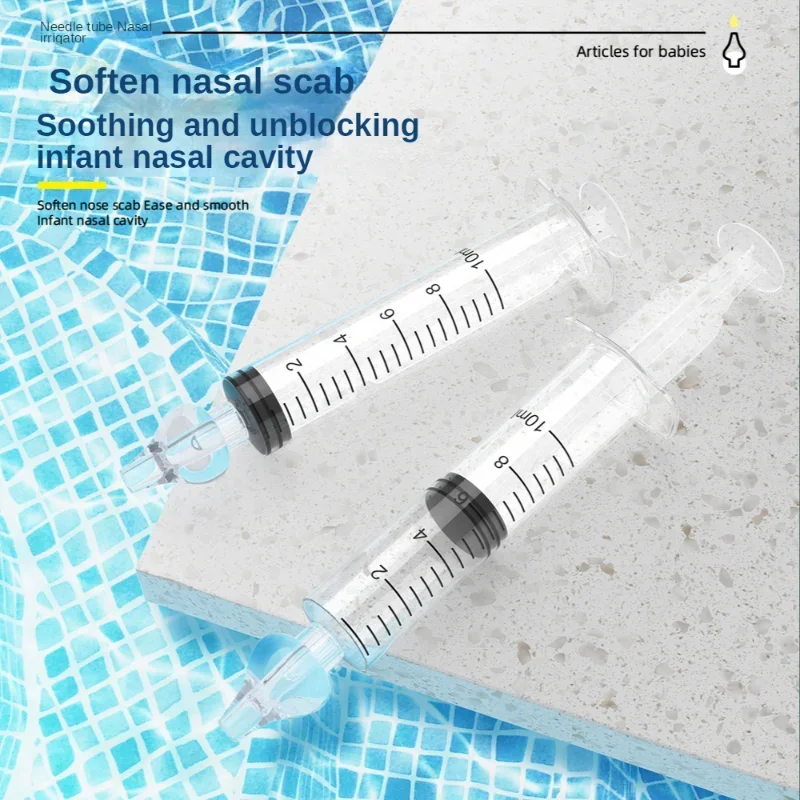 Baby Nose Cleaner Rhinitis Nasal Washer Needle Tube Baby Nasal Aspirator Cleaner Syringe Nose Washing for Children 2Pcs nasal aspirator,nasal irrigator