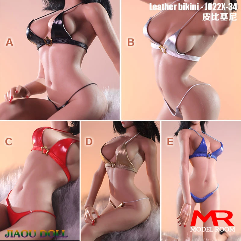 

JO22X-34 1/6 Scale Female Bikini Bra Underpants Set Clothes Model Fit 12'' Soldier Action Figure Body Dolls