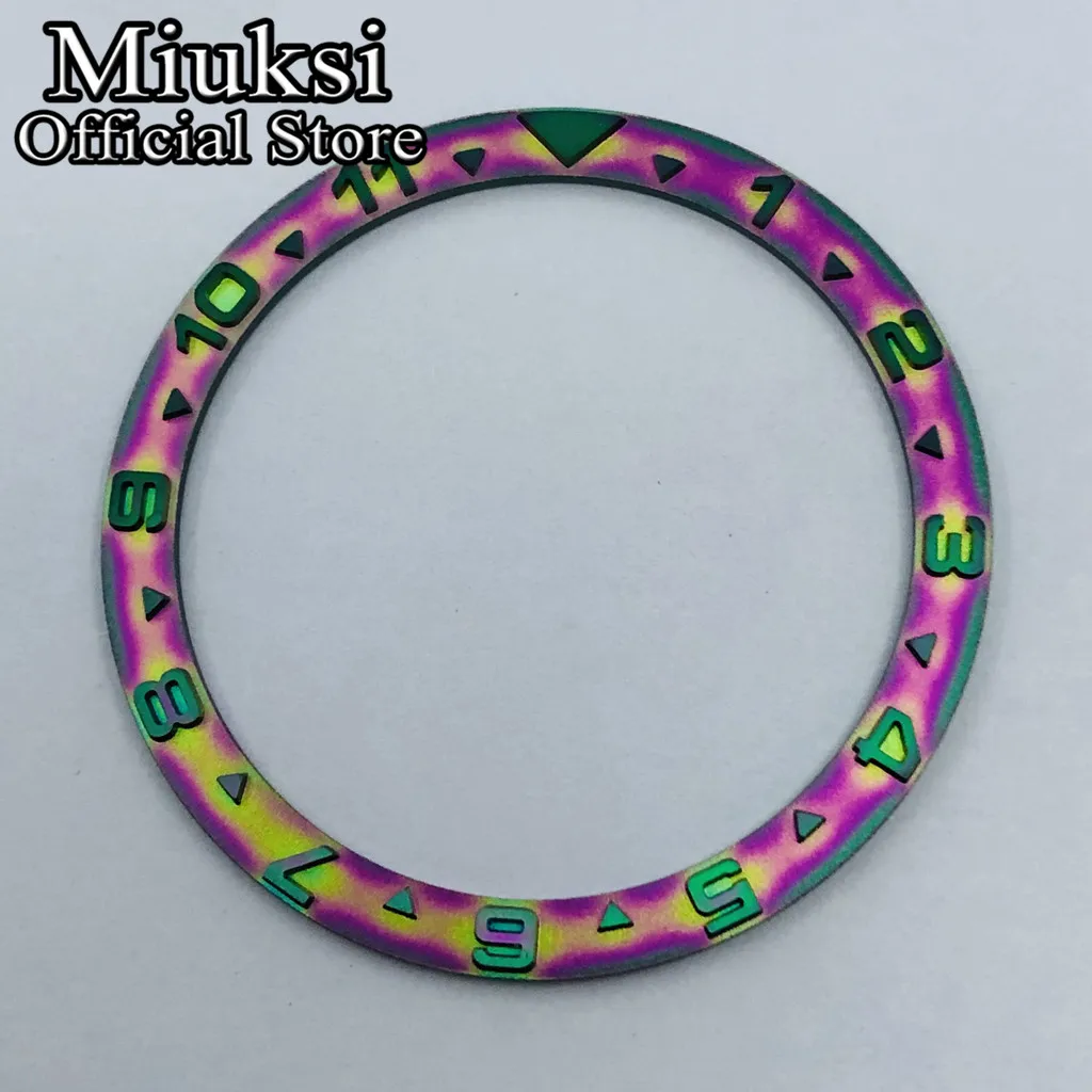 Premium Stainless Steel & Ceramic Bezel Insert – 38mm Replacement Watch Accessory