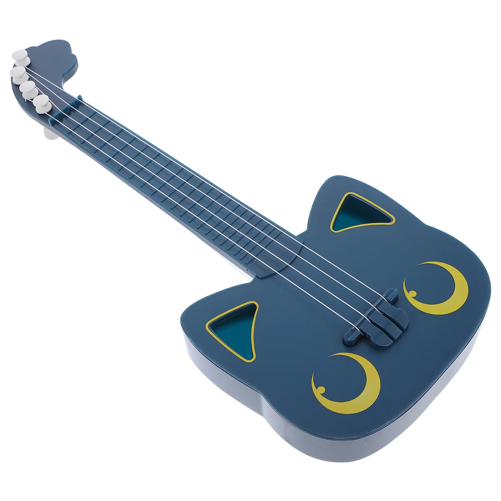 

Ukulele Lovely Mini Guitar Playable Toy Exquisite Infant for Kids Plastic Simulation Handheld Creative Small Portable Imitated