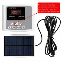 Garden Drip Irrigation Device Double Pump Controller Timer System, Solar Energy Intelligent Automatic Watering Device for Plants 2