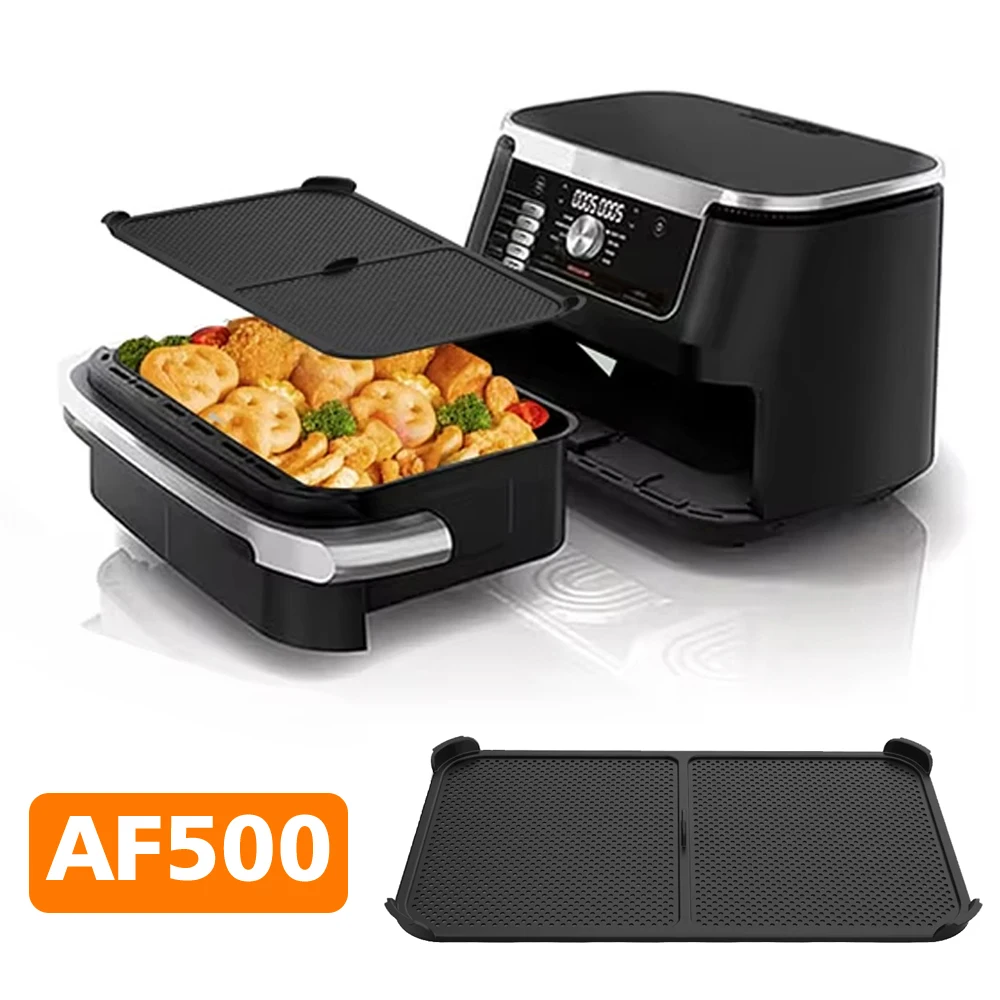 Air Fryer Splash Guard Nonstick Reusable Air Fryer Splash Pad Effective Grease Splatter Shield Ninja Airfryer AF500 Model splatter shield