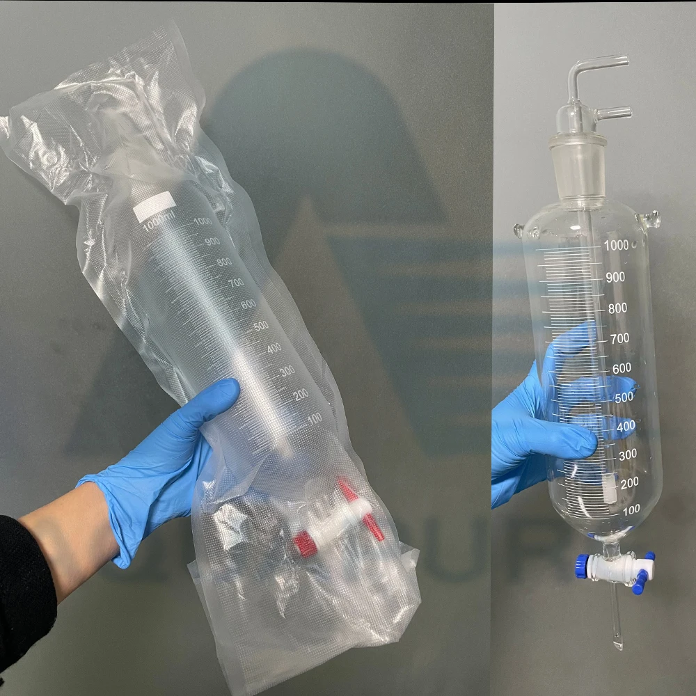 고붕규산 유리 오존 내성 염액 주입 유리제품 1000ML 오존 및 부식 방지 용기