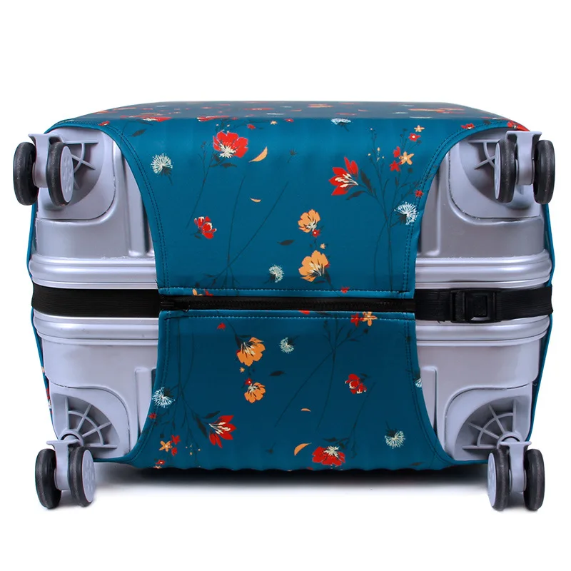 Thick Elastic Plant Luggage Protective Cover Zipper Suit For 18-32 inch Bag Suitcase Covers Trolley Cover Travel Accessories 6