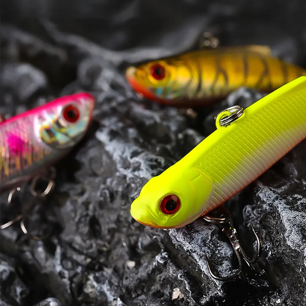 6pcs/box Fishing Lure Vibration Artificial Hard Baits 7cm 16g Crankbait Swimbait for Bass Pike Perch Pesca