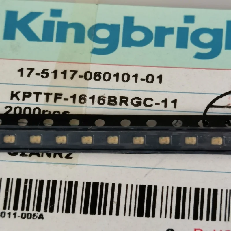 RGB 레드 그린 블루 LED 램프 비즈, KPTTF-1616BRGC-11 당 10 개, 3 색