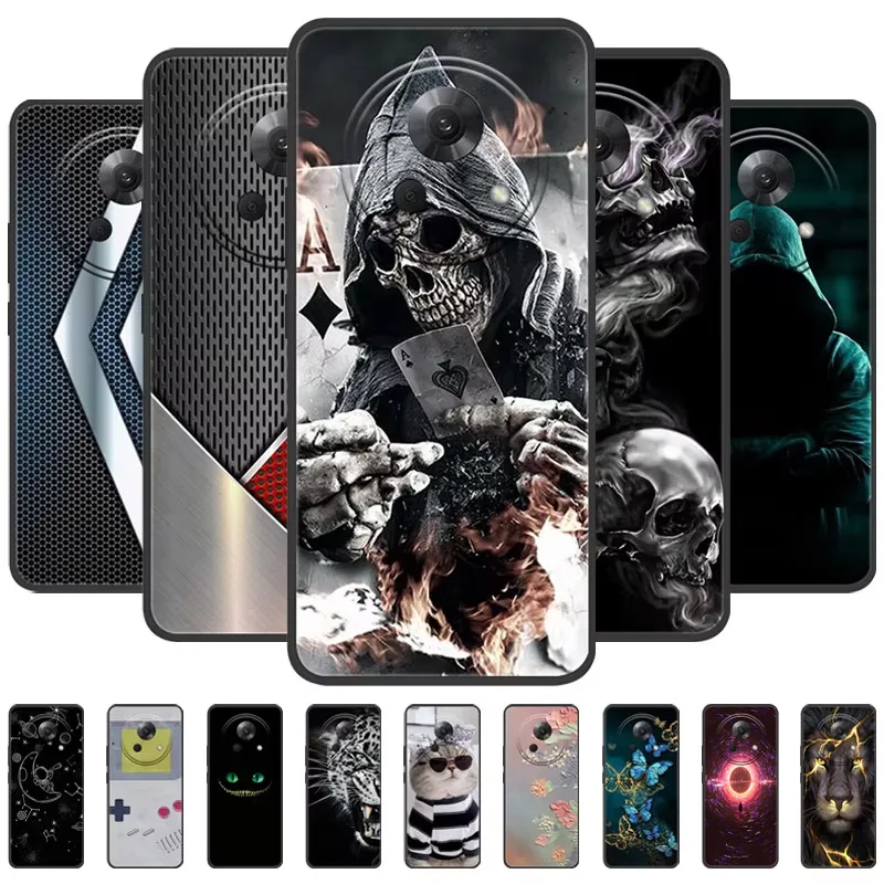 Fashion Soft TPU Silicone Shockproof Phone Case Cover - Lucky 08 5G Collection