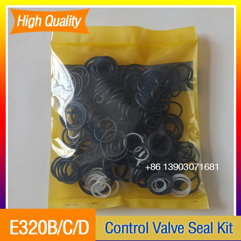 Control Valve Seal Kit Repair Kit NOK for Caterpillar E320B E320C E320D Excavator Control Valve