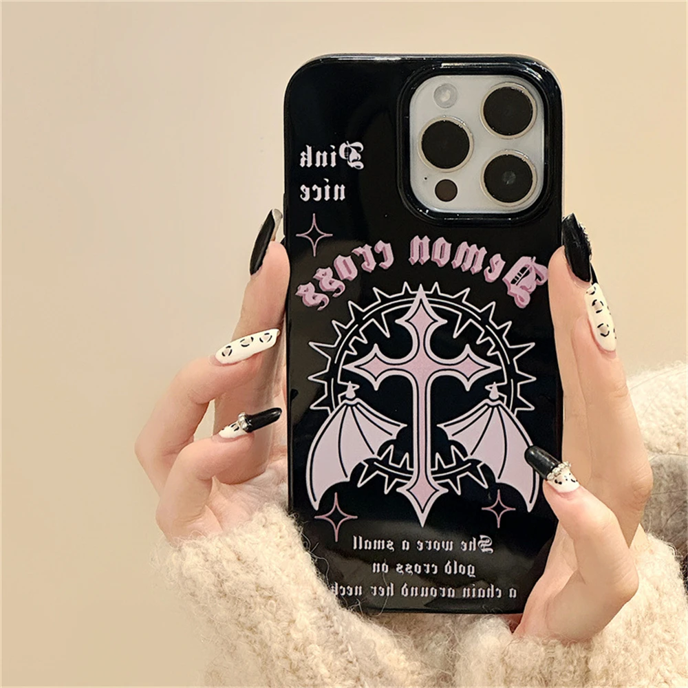 Hot Gothic Art Cross Wings Phone Case for IPhone 16 15 14 13 12 11 Pro Max X XS XR XSMax 7 8 Plus Glossy Film Hard PC Cover - AliExpress 202192403 Hot Gothic Art Cross Wings Phone Case for IPhone 16 15 14 13 12 11 Pro Max X XS XR XSMax 7 8 Plus Glossy Film Hard PC Cover - AliExpress 202192403