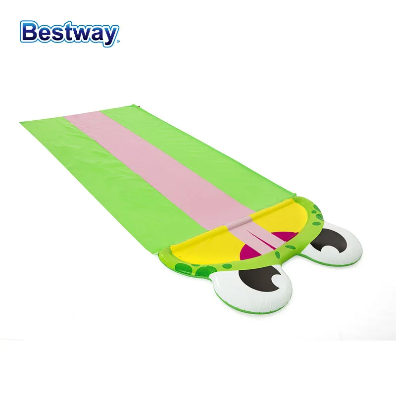 Bestway 52389 1PC Friendly Frog Slide, Frog Slide and Waterslide, Water Slide and Skateboards 6