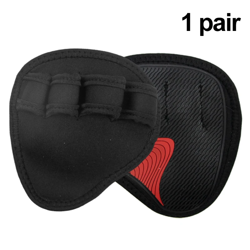 thumbnail image 1 of Protector de palma para gimnasio, guantes de fitness, palma de medio dedo, almohadillas de agarre para mancuernas, guantes de entrenamiento de levantamiento de pesas, entrenamiento en gimnasio, 1 of 5