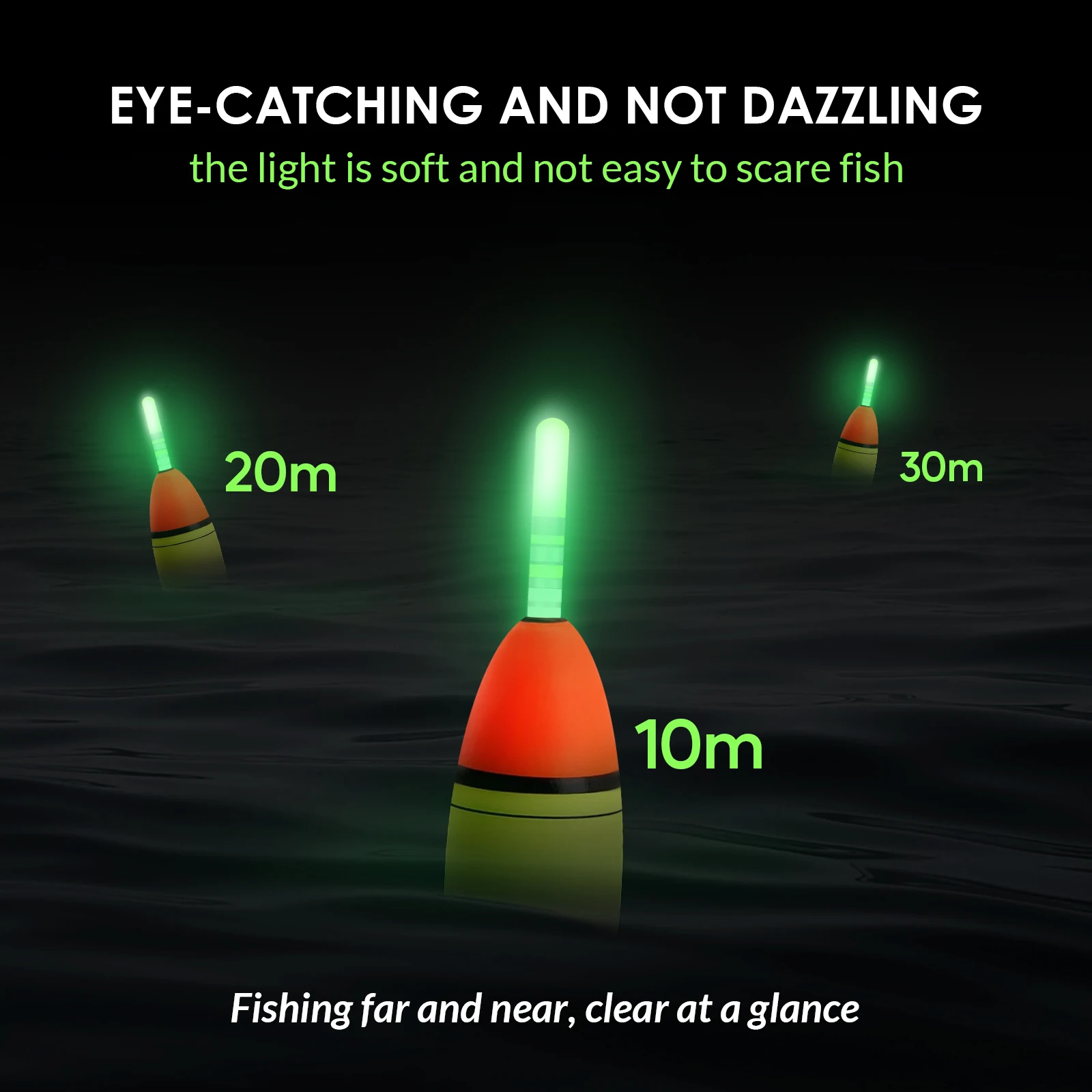 Glow Sticks Led Fishing Bobber Lights Bobbers For Fishing Fish