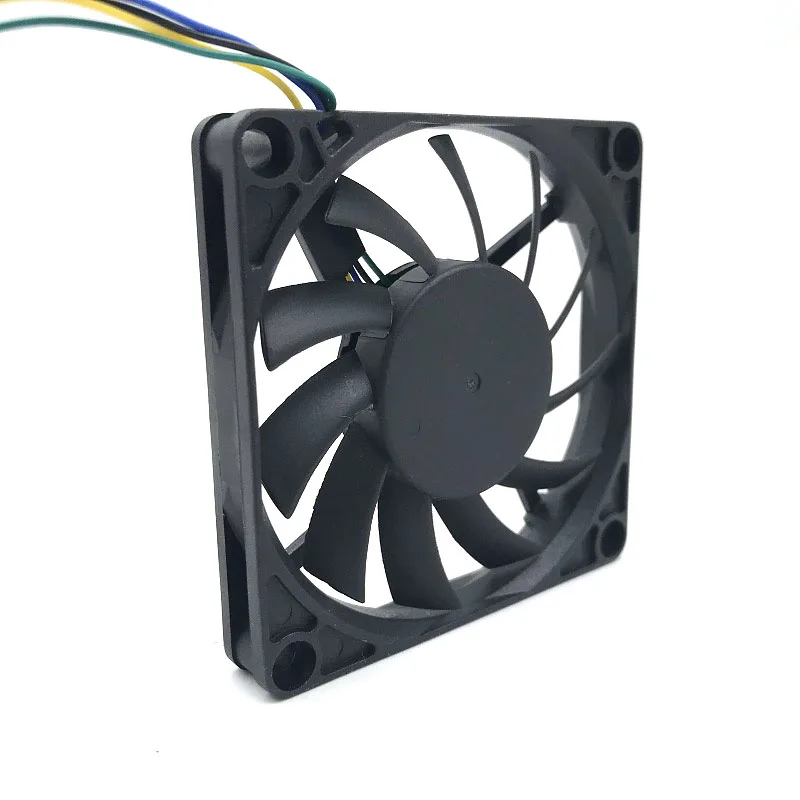 Ventola Di Raffreddamento EVFLOW R127010BU 12V 0,45A 7cm 4 Fili - Silenziosa (aperta, Mai Usata)