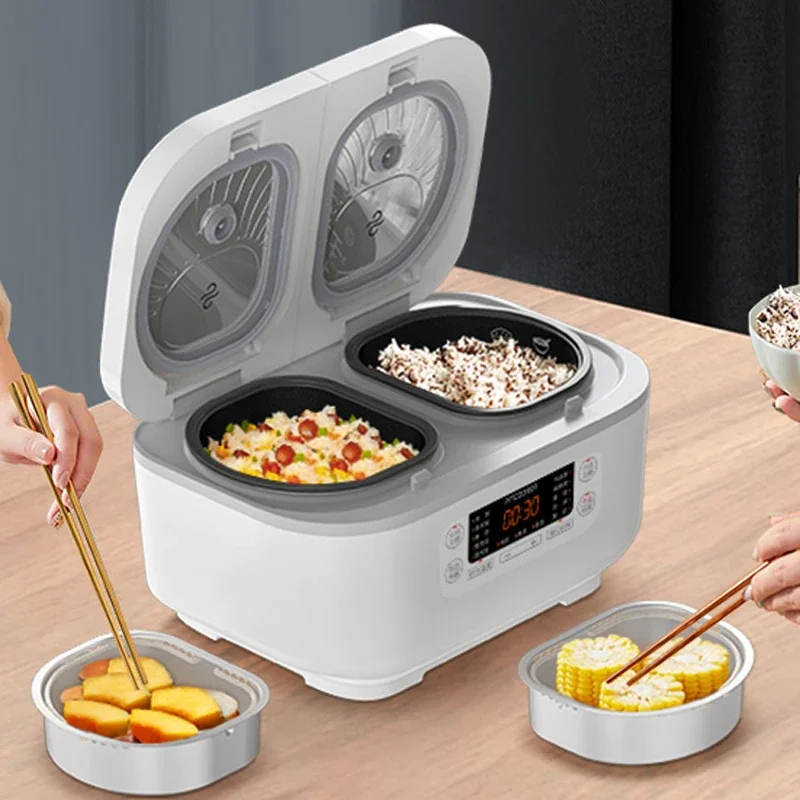 D30W1 Double 1.5L inner pot rice cooker Mini Smart Small Rice Cooker Household Multi-Function Rice Cooker 2-3 People 4