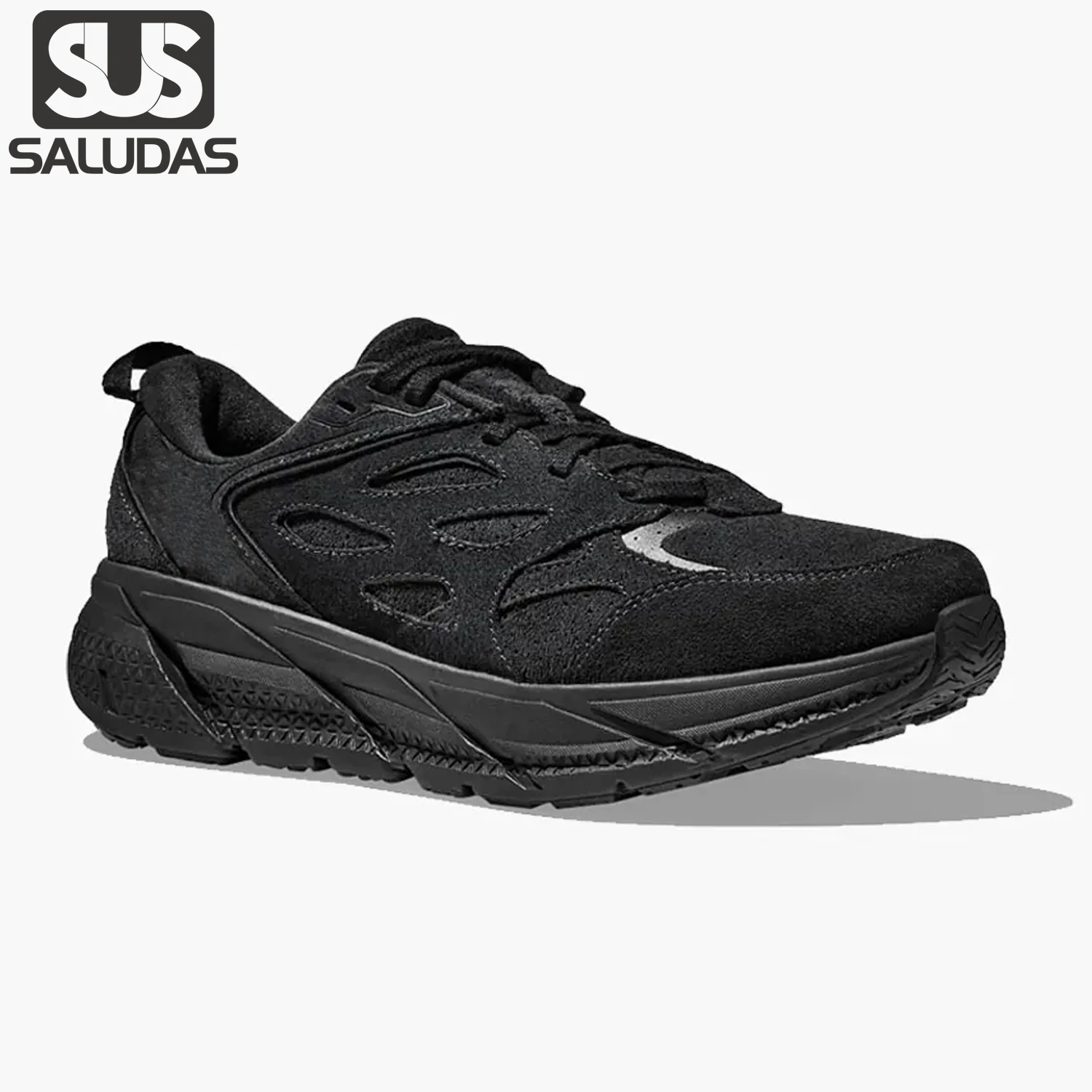 

SALUDAS Clifton L Suede Road Running Sneakers Outdoor Casual Jogging Shoes Men and Women Anti-Slip Soft Bottom Walking Shoes