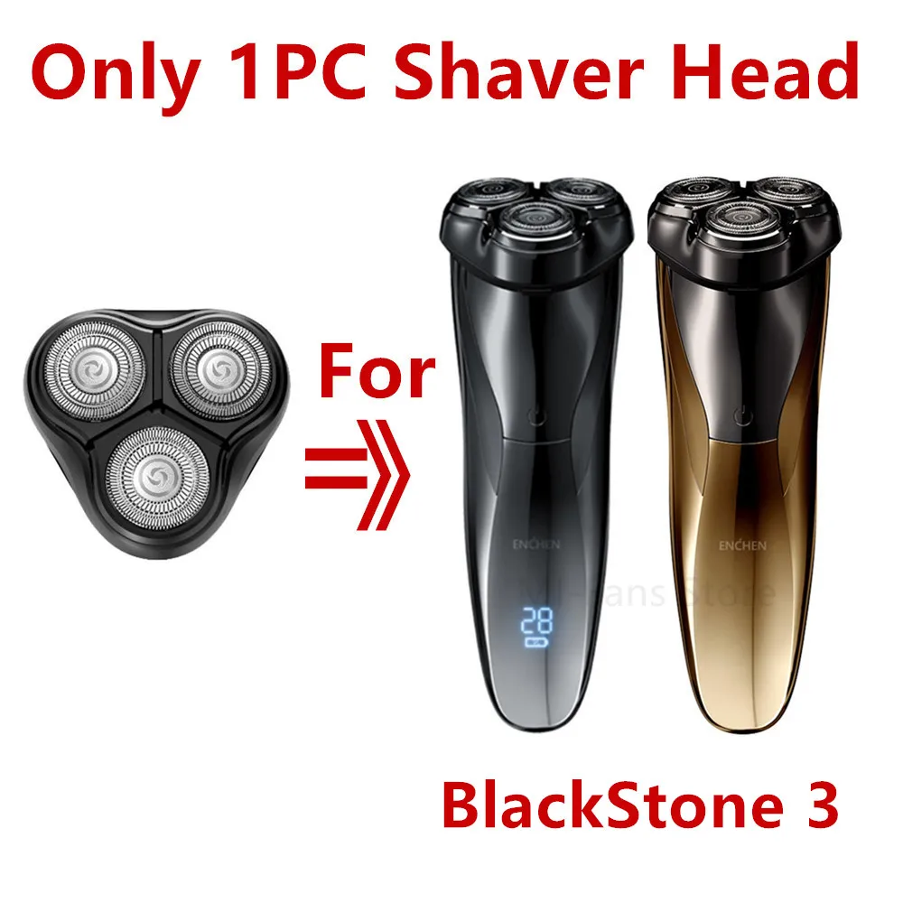 Enchen Shaver Replacement Head with Waterproof Dual-Layer Steel Blades