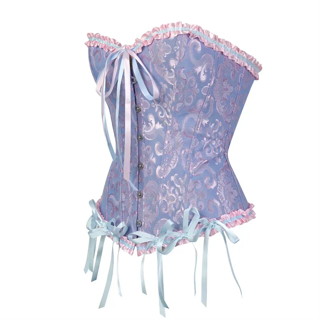 Corset Bustier Top Vintage Corset Top Gothic Corsets Steampunk Bustier Lace Up Corsage Plus Size Sexy Bustiers Carnival Holiday Party Club Costumes