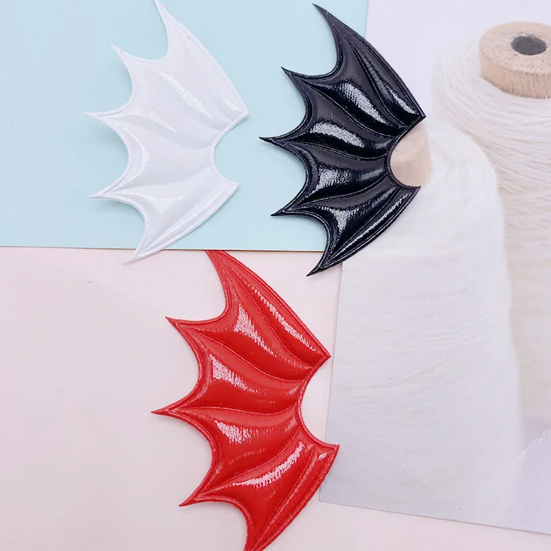 30Pcs 4.5*8CM Shiny PU Meerjungfrau Appliques Elven Ohren Patches Kleidung Hüte Haarnadel Ornament Zubehör DIY Handwerk – Detail 4