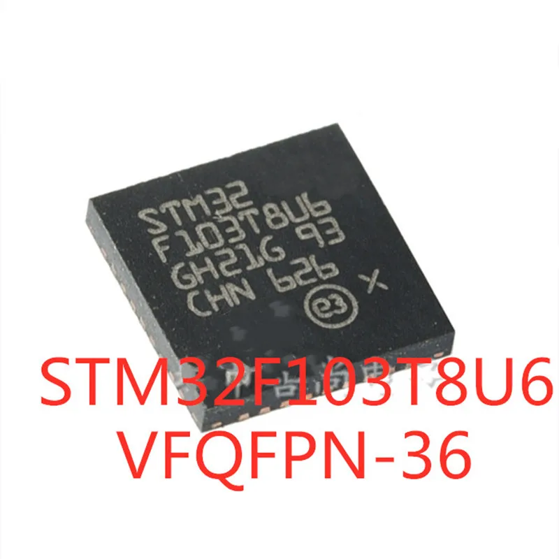 

5 шт./лот 100% качество STM32F103T8U6 F103T8U6 SMD VFQFPN-36 32-разрядный микроконтроллер, микроконтроллер, новинка, оригинал