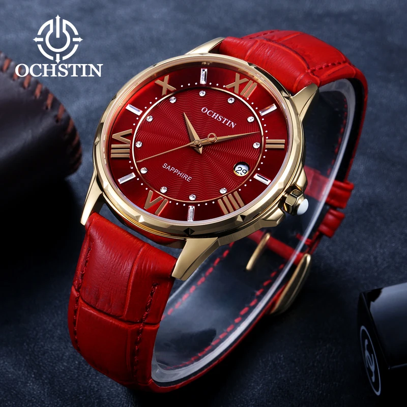 OCHSTIN Personalized Fashion Parangon Perfection Series Automatic Quartz Movement Waterproof Wristwatch Women's Quartz Watches