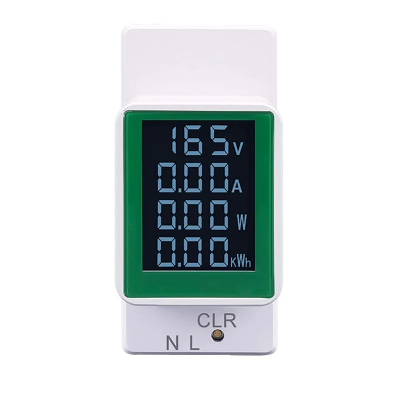 

Promotion! 4IN1 DIN Rail AC Monitor 110V 220V 100A Voltage Current KWH Electric Energy Meter VOLT AMP Voltmeter Ammeter Wattmete