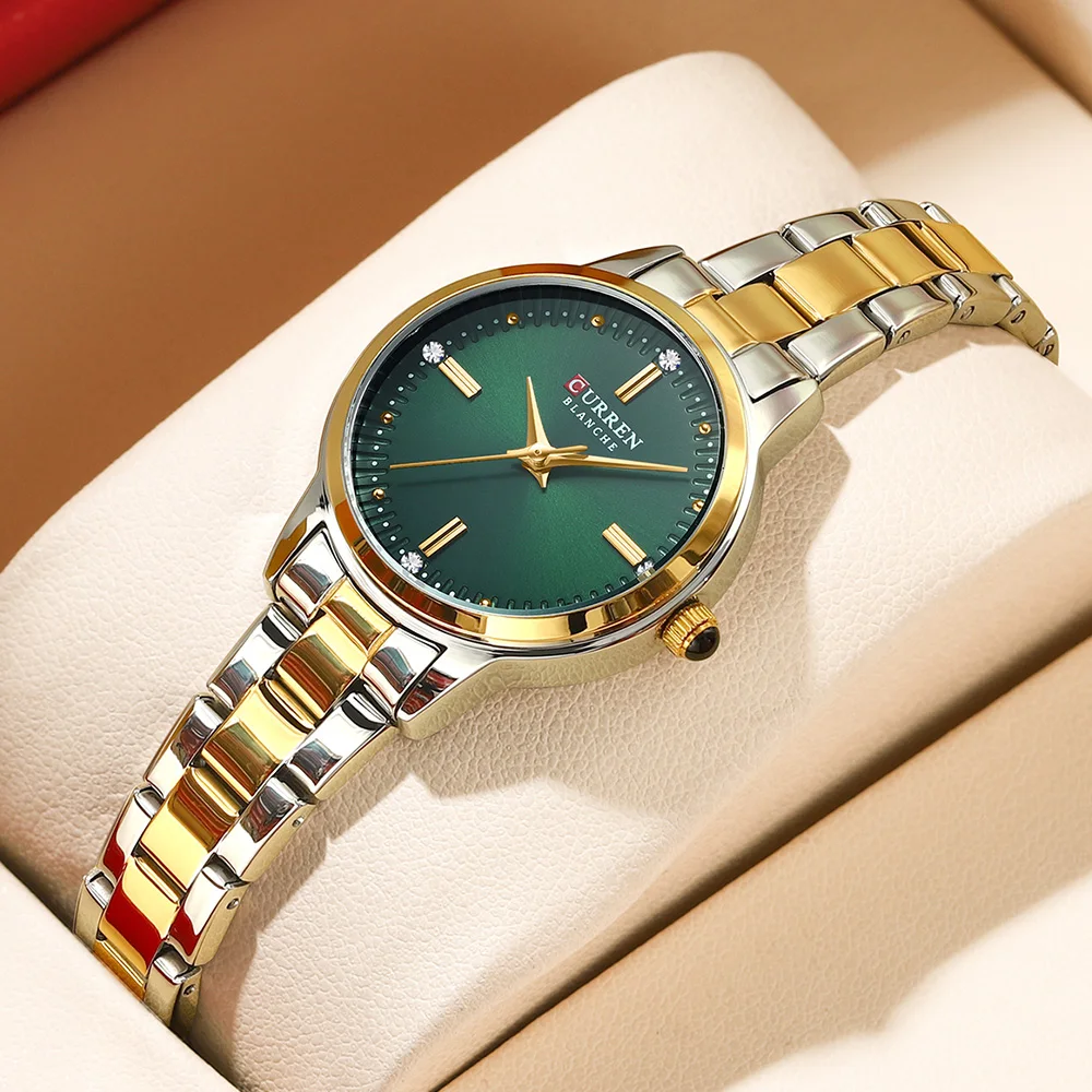 Curren 9094L Women Watch Classic Shining Diamond Elegant Waterproof Quartz Wristwatch Birthday Gifts For Women 3