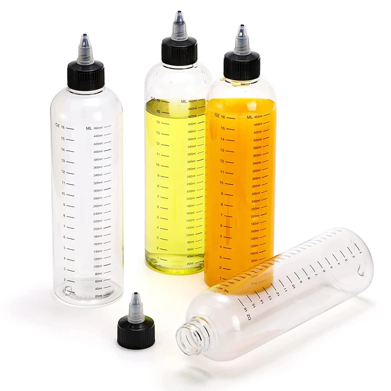 AfricHair-Bouteille de embaucapillaire avec chelle gradue, bouchon  suprieur torsad mesur, contenant  presser illable quotidien, encre  pigmente de tatouage, 30ml-500ml - AliExpress 66