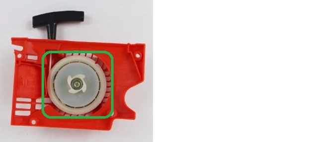 Avviatore A Strappo Per Motoseghe Cinesi 45CC 52CC 58CC - Ricambio Rosso Universale - Foto 1