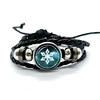 Genshin Impact Game Cosplay Prop Eye of God Water Wind Thunder Fire Rock Ice Element Purple Bracelet Bangle Jewelry Fans Gift 3