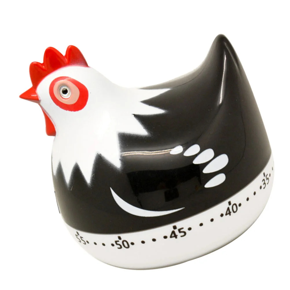 

Куриный таймер, механическое забавное креативное практичное напоминание о выпечке на кухне (черный)