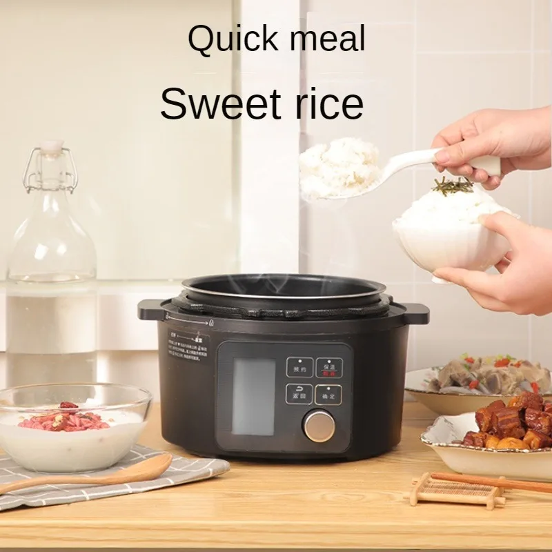 2.2-4L Electric Pressure Cooker Dot Matrix Screen Reservable Home Smart Cooker Instant Pot Pressure Cooker 3