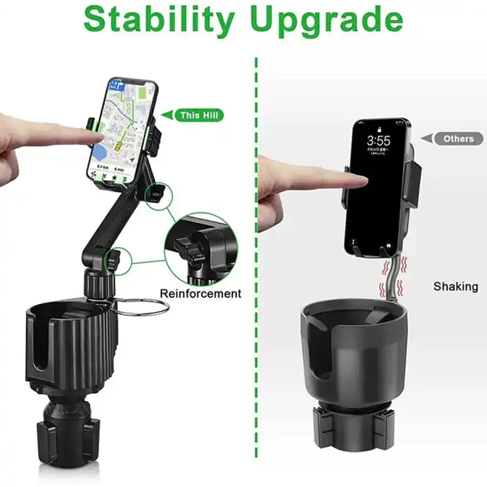 

Universal Car Cup Holder Cellphone Mount Stand For Mobile Cell Phones Adjustable Car Cup Phone Mount For Huawei Samsung J2J2