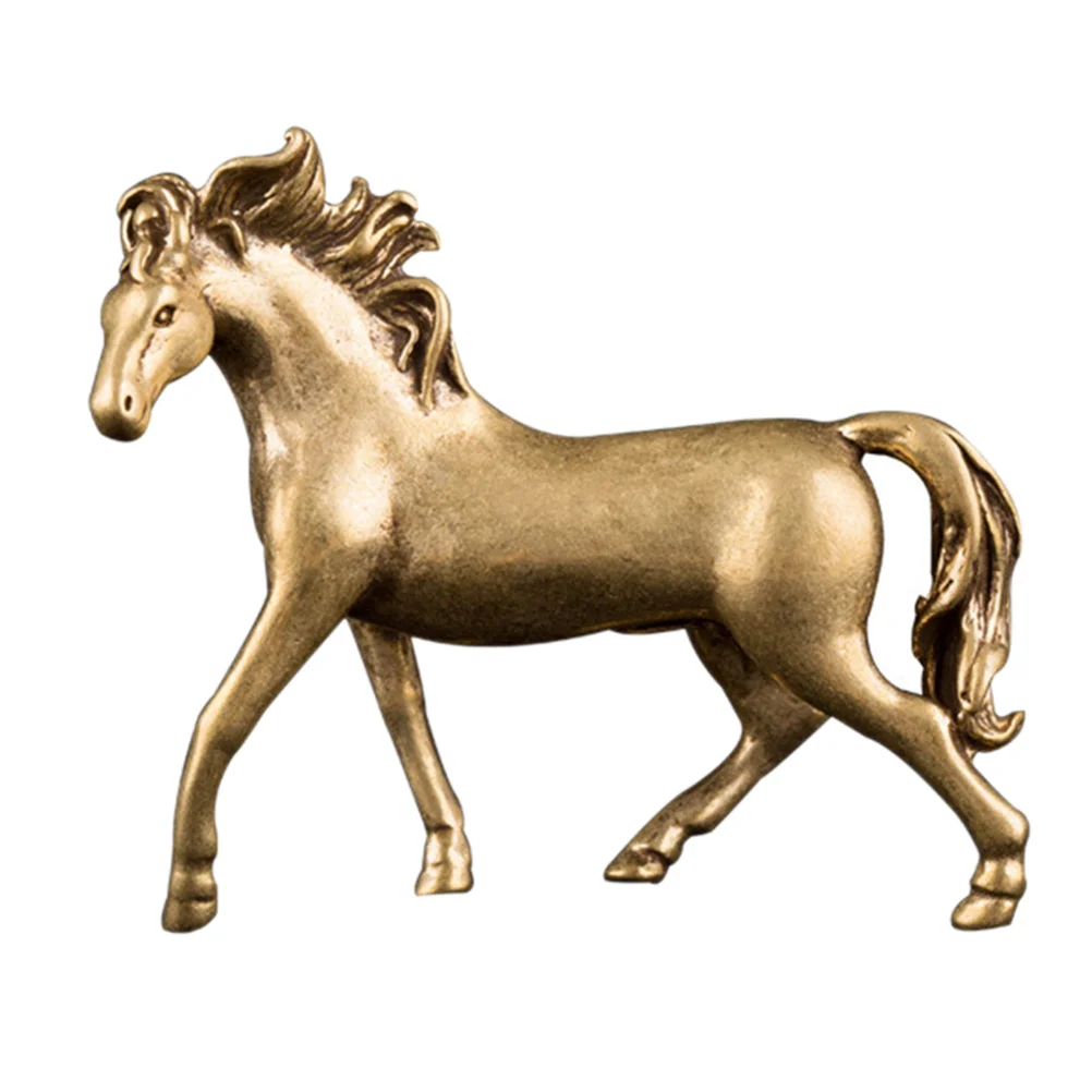

Zodiac Horse Figurine Fengshui Chinese Figurine Horse Art Decor Metal Bull Figurine Chinese Zodiac Decor Brass Horse Statues