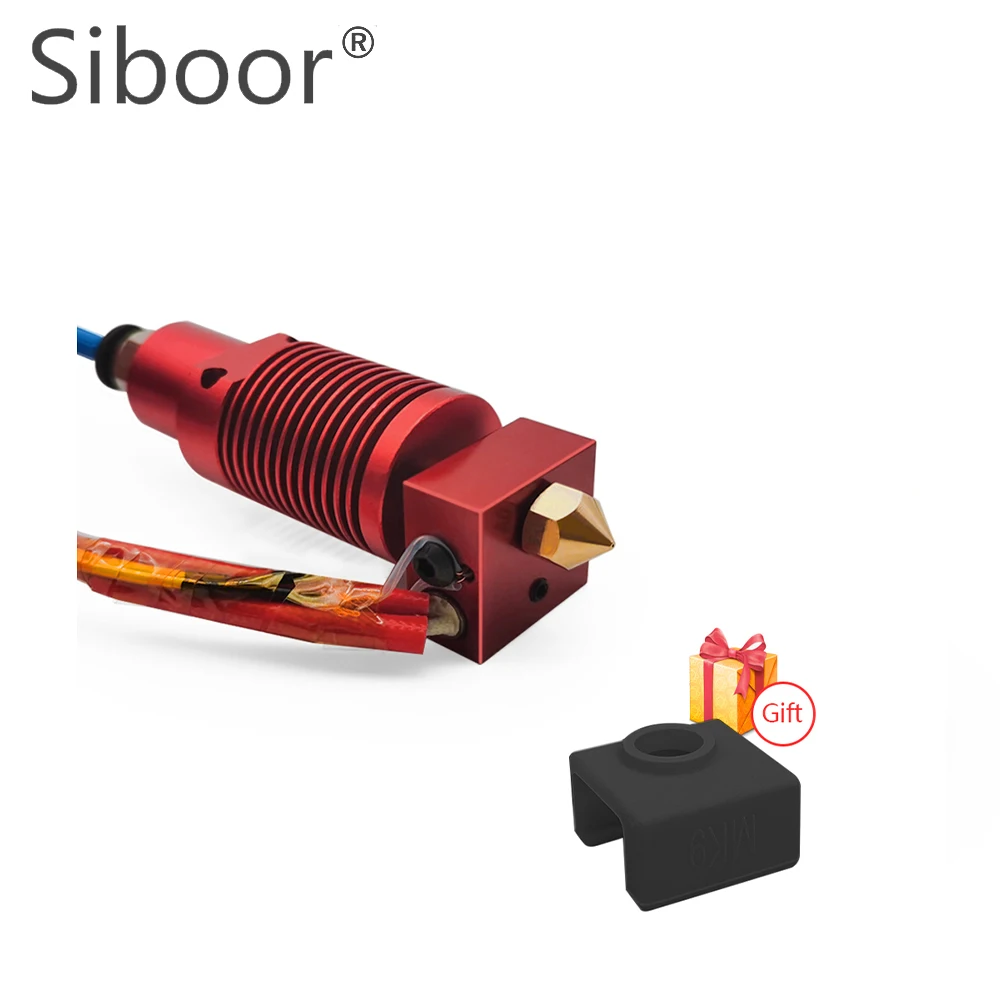 

24 В, собранный экструдер, горячий комплект, сопло, алюминиевый тепловой блок для детали для 3D принтера