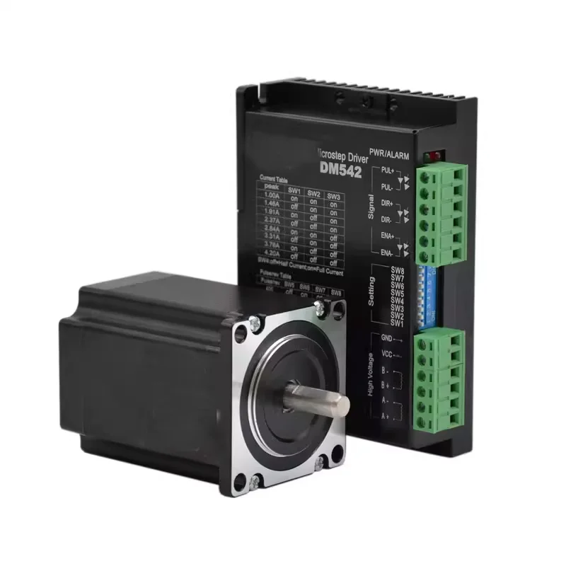 카이야데 공장 고품질 NEMA 23 57mm 스텝 모터 키트 옵션 1.3N 2.3N 3.1N 3.6NM 고토크 TB6600 DM542 드라이버 포함