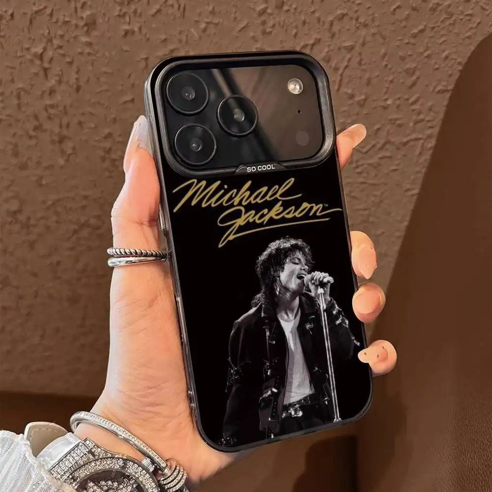 King of Pop Michael Jackson Colorful Silver Black Phone Case Cover