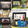 Huge Outdoor Movie Screens 16/20/30ft Inflatable Projector Screen inflatable Movie Screen Blow Up with blower for Projection TV 4